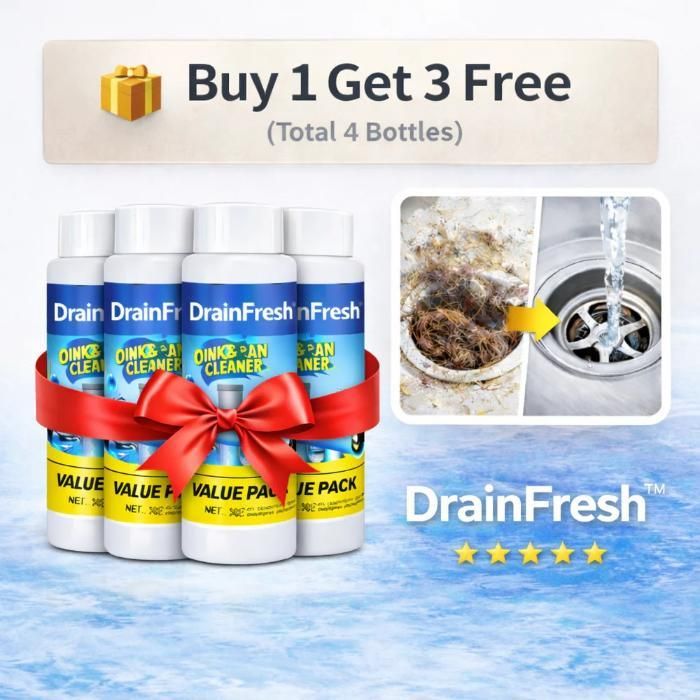 Sink & Drain Clog Remover Cleaning Powder (Pack of 4) 110g Each