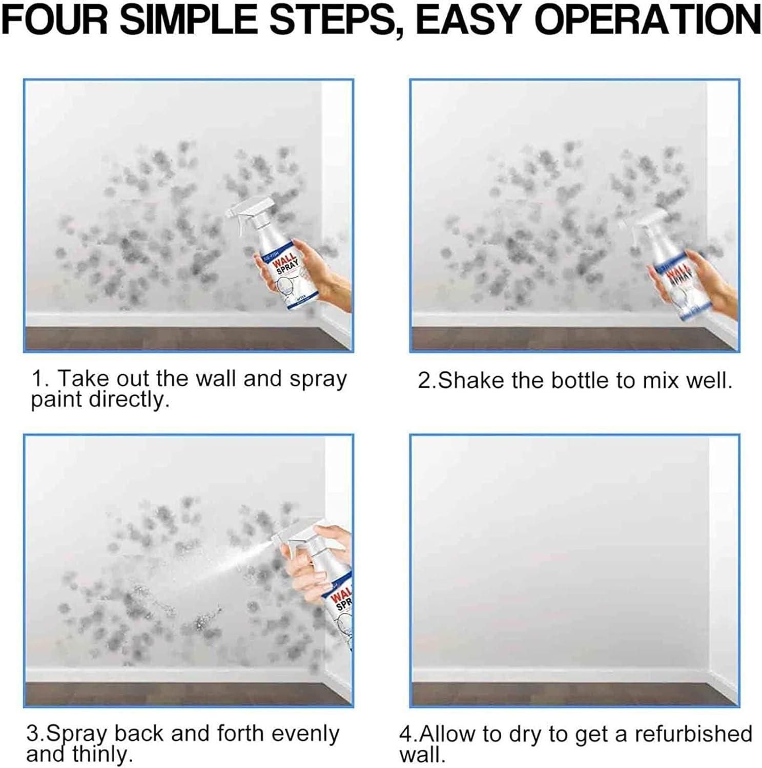 Versatile Wall Repair Paint Wall Spray 60ml Each (Pack of 2)
